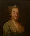 Retrato de Anastasia Zagriashskaya, nacida princesa Galitzin (1728-1779) por Rokotov (c. 1760)