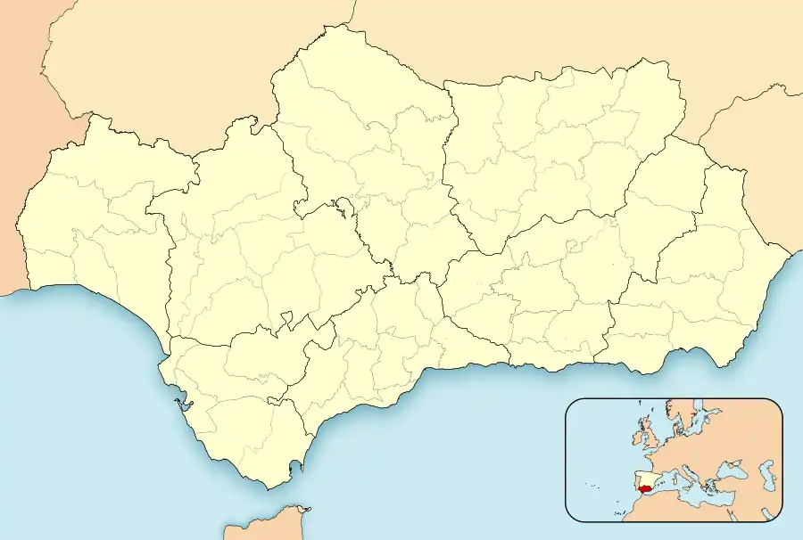 Bahía de Cádiz ubicada en Andalucía