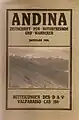 Primera revista Andina del DAV en que se utilizó este nombre