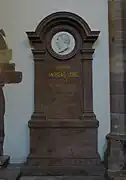 Monumento a André Jung, en la Église Saint-Thomas de Strasbourg