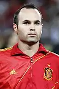 Andrés Iniesta, futbolista nacido el 11 de mayo de 1984.