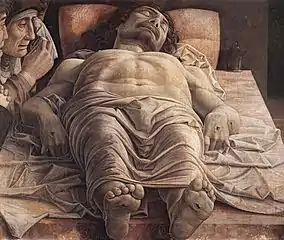 Lamentación sobre Cristo muerto, de Mantegna (h. 1480-1490)