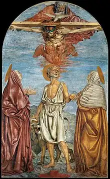 Trinidad con santos (Andrea del Castagno).