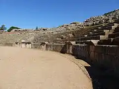 El graderío desde la arena.