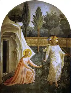 Noli me tangere, Fra Angelico, 1440-1441, Museo Nacional de San Marcos, Florencia.