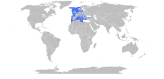 Distribución del rape común