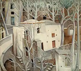 Árboles blancos, 1925,  Hamburguesa Kunsthalle