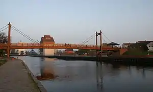 El río Peene en Anklam