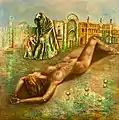 'To be or not to be', 1982, 100cm x 100cm