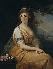 Anna von Escher van Muralt, c. 1800, Angelica Kauffmann (legado Luis de Errazu).