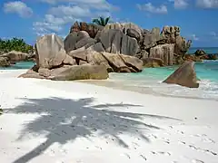 Anse Cocos, La Digue, Seychelles.