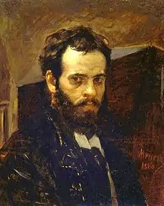 Antonio Herrera Toro:  Autorretrato, (1887).