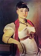 Antônio Velasco: Retrato de señora, 1817, Museo Castro Maya.