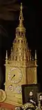 Reloj con forma de torre