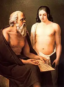 Sócrates enseñando a un joven, 1811