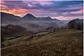 Atardecer en los montes Metaliferi.