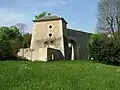 La torre del juglar, en el extremo sur de un sifón para desviar las cuencas de Marly y Louveciennes.