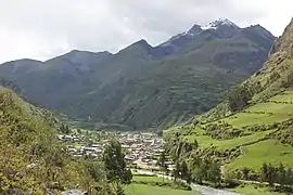 Vista desde el camino a Caucho