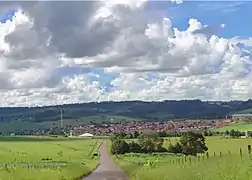 Vista en dirección Oeste