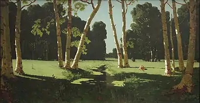 El bosque de abedules (1879)