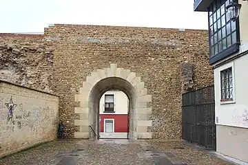 Arco de San Albito desde el interior.