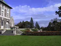 Vista del jardín en 2003