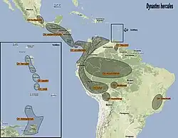 Distribución el escarabajo hércules