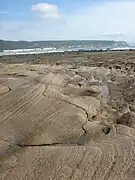 Formación rocosa en el cabo de Trafalgar