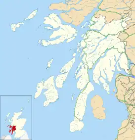 Lochgilphead ubicada en Argyll and Bute