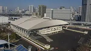 Coliseo Ariake, sede principal con capacidad para 14 000 espectadores.