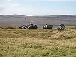 «Forma, brillo y sombra»; estos vehículos militares «camuflado» son fácilmente visibles, porque no están en su entorno disruptivo.