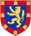 Escudo de armas de Alfonso de Brienne.