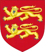 Escudo de armas de Guillermo I de Inglaterra (Ducado de Normandía).