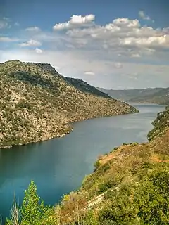 Vista del embalse