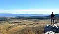 Panorámica desde la Muela del Royo en Arroyo Cerezo (Castielfabib), el campo del Royo a los pies y las estribaciones de la Sierra de Javalambre al fondo (2015).