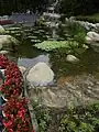 Un lago artificial en el Parque de Hong Kong