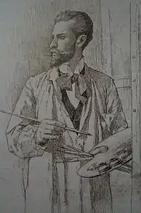 Arturo Michelena:  Autorretrato, (1890).