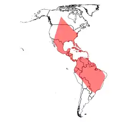 Mapa de la extensión de la presencia de Ascia monuste