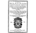 Leyes aprobadas por las Cortes del Reino de Navarra celebradas en 1617