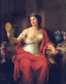 Autoportrait en Aspasie1794Marie-Geneviève Bouliard.