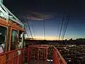 Atardecer desde la estación de llegada a Monserrate.