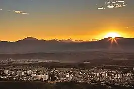 Atardecer en Popayán