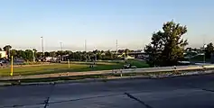 Vista del Paseo de la Memoria desde uno de los puentes.