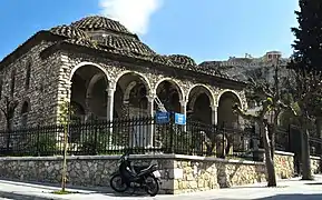 Vista desde el noroeste antes de las obras de restauración.