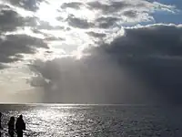 Vistas al Océano Atlántico desde Puerto de la Cruz