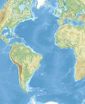 Monte Ormonde ubicada en Océano Atlántico