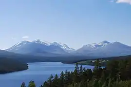 La cadena montañosa Rondeslottet, en el Parque nacional Rondane.