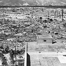 Hiroshima en octubre de 1945, dos meses después del bombardeo.