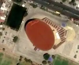 Aerial shot from Auditorio Miguel Barragán