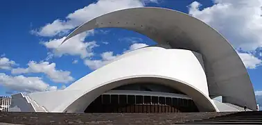 Auditorio de Tenerife, Islas Canarias, España.